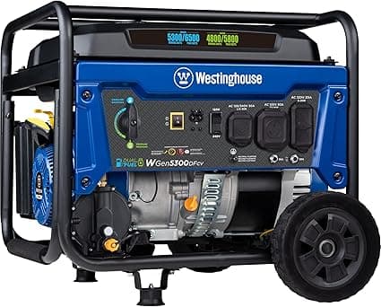 Westinghouse 6500-Watt Dual Fuel Home Backup Portable Generator product